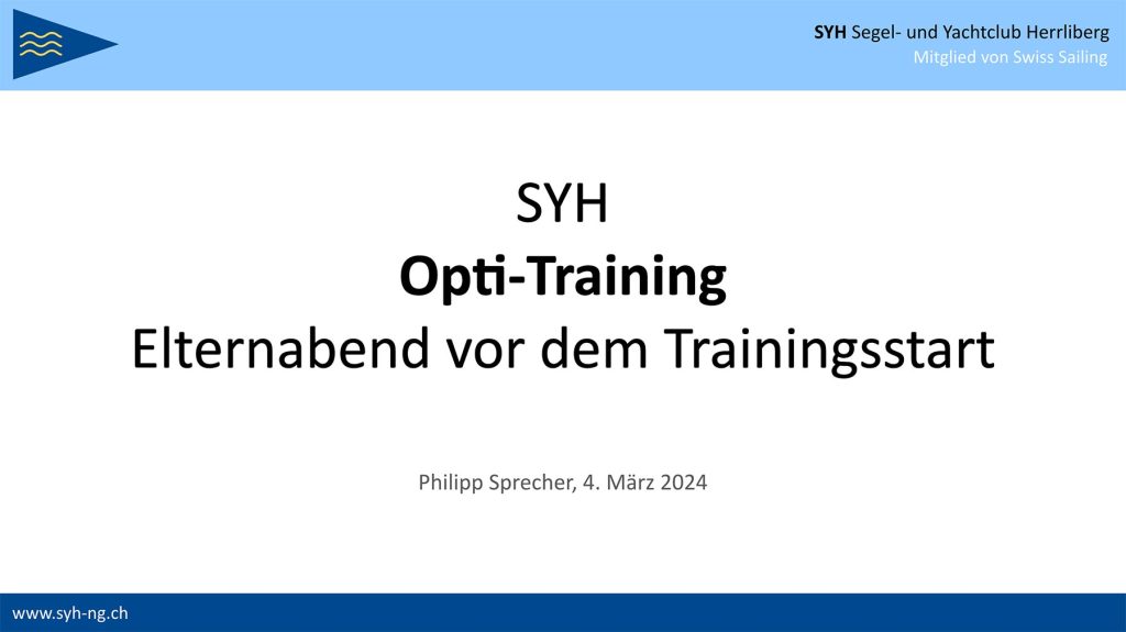 Opti-Info-Event für die Eltern, 04.03.2024