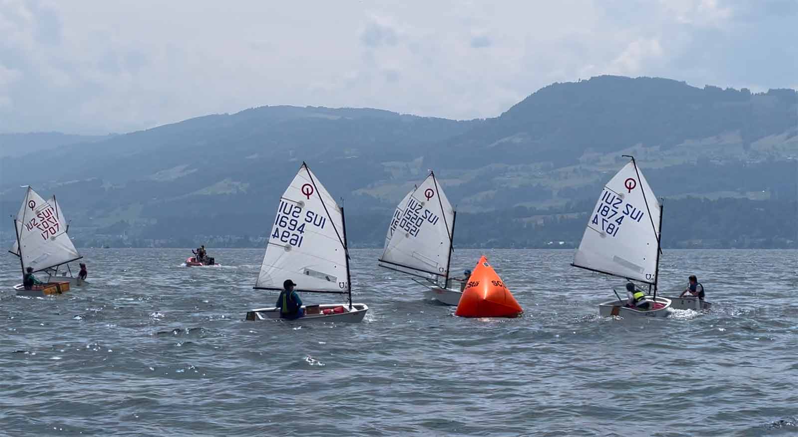 Opti-Regatta in Stäfa vom 3. und 4. Juni 2023